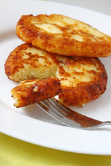 puffer mit quark