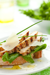 chicken Caesar sandwich