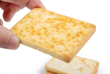 Steamed bun slice