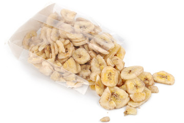 Dried banana slices