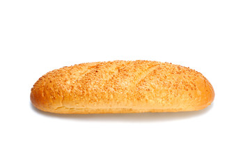 French bread isolated on white