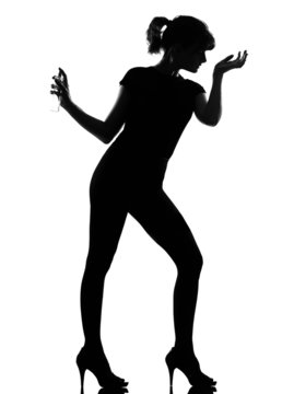 recommend clip art: silhouette woman smelling perfume