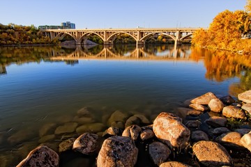 Rocks along the River