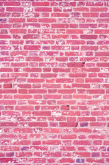 Pink texture, brick wall