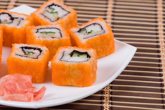 Traditional japanese rolls