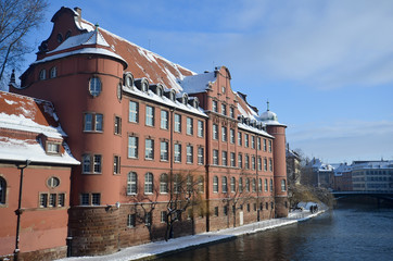Quais de Strasbourg en hiver