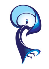 Fototapeta premium Abstract dancing girl