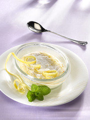 fromage cuit à la crème et au citron