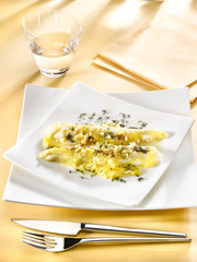 sole à la sauce au safran - sole with saffron sauce