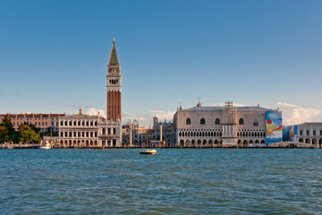 Fototapeta na wymiar View at the San Marco square