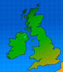 mappa inghilterra, uk