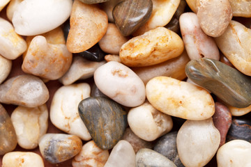 background with round peeble stones