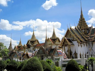 Fototapeta premium Grand Palais Royal Temple Bouddha Bangkok Asie Asia Thaïlande 