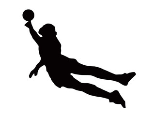 Sport Silhouette - Soccer Goalie