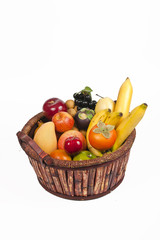 Obraz na płótnie Canvas Full basket of fruit