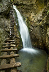 Waterfall in Mountain - Slovak Paradise