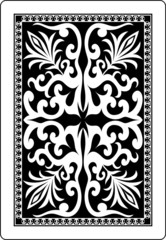 playing card back side 62x90 mm
