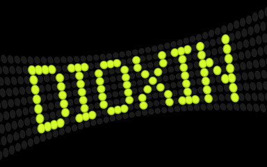 led laufschrift dioxin I