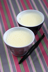Flan Vanille violet