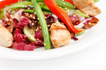 meat with vegetables