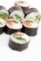 sushi on the plate