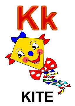 Letter "K" kite