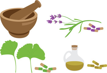 herbal medicine set