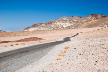 Lifeless landscape of the Valley of Death. California. USA