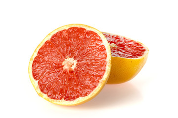 Fototapeta na wymiar a grapefruit on a white background