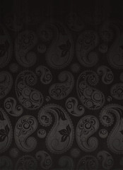 Paisley Flower Pattern Seamless