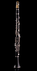 Clarinet isolated on black