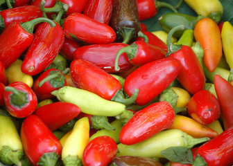Peppers in a basket