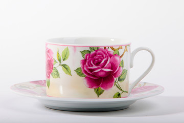 Fototapeta na wymiar mug isolated rose