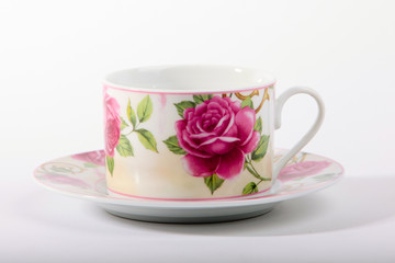 Fototapeta na wymiar mug isolated rose