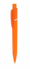 Orange pen isolated on white