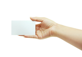 Fototapeta premium Card in hand