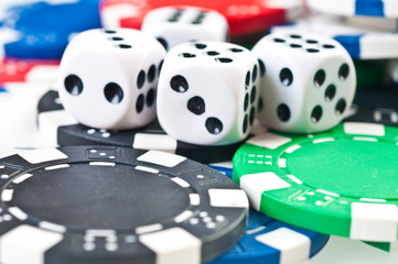 stack of poker chips