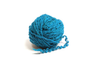 blue wool ball