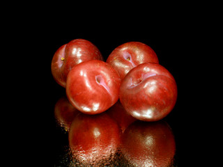 fresh plums