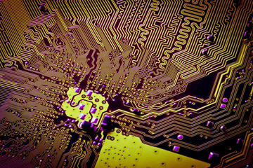 abstract circuit board