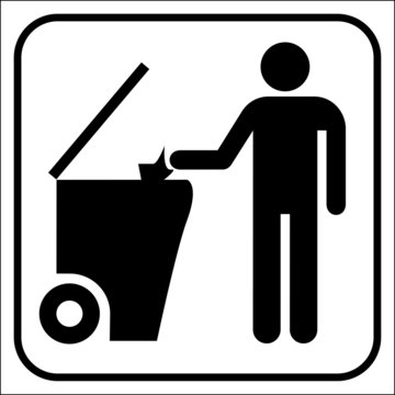 Recycling symbol, vector