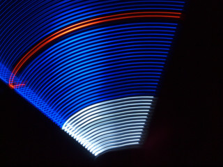 Naklejka premium Linien aus Licht