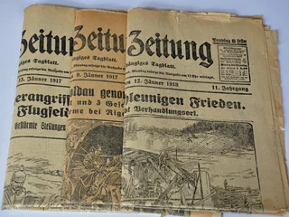 Printed roller blinds Newspapers zeitung