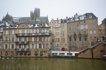 Brouillard à Metz