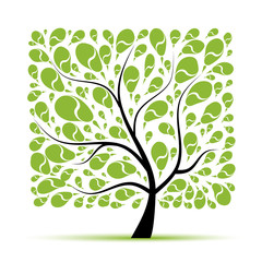 Obraz premium Art tree beautiful for your design