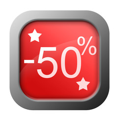 Icône - Moins 50%