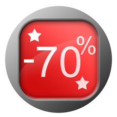 Icône - Moins 70%