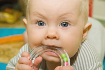 Baby gnaw handle teether