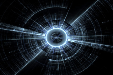 Fototapeta premium Abstract business science or technology background