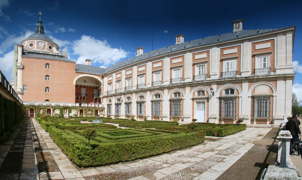Park in Royal Palace of Aranjuez Near Madrid, Spain